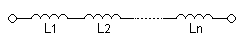串聯(lián)電感元件，其所經(jīng)電流相同
